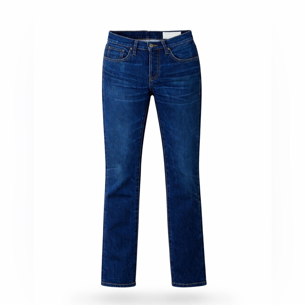 Imogene + Willie Barton Slim Deep Indigo Jeans Japanese Selvedge Denim Size 27 - Picture 2 of 13